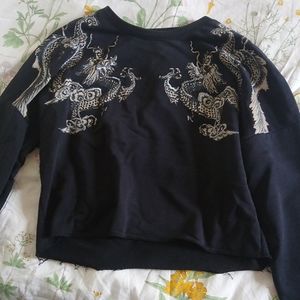 Cropped bershka sweater